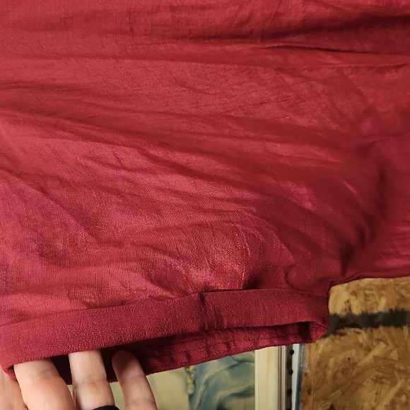 Umgee layered top 2XL cranberry red EUC tub 10 - Picture 3 of 7